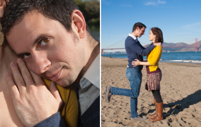 engagement photo reinterpretation