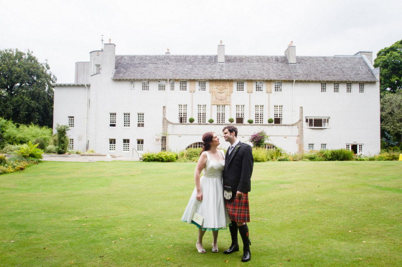 Meaghan & Stuart’s book-loving dual wedding in California and Scotland