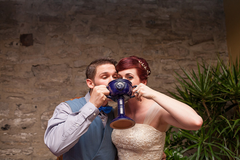 Monica & Clint’s literary garden wedding