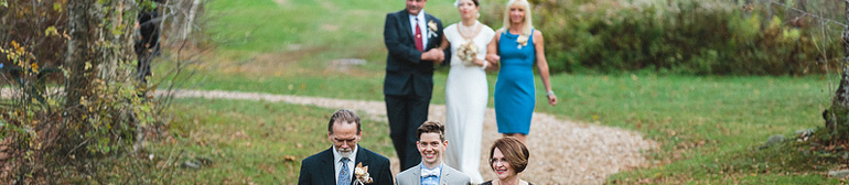What if both you and your partner walk down the aisle with both parents?
