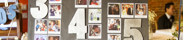 Use snapshots of your guests to assign seating