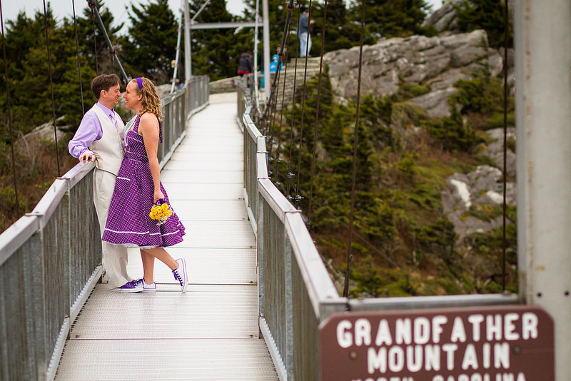 Jen & Jeff’s intimate beer and bicycles mountain wedding
