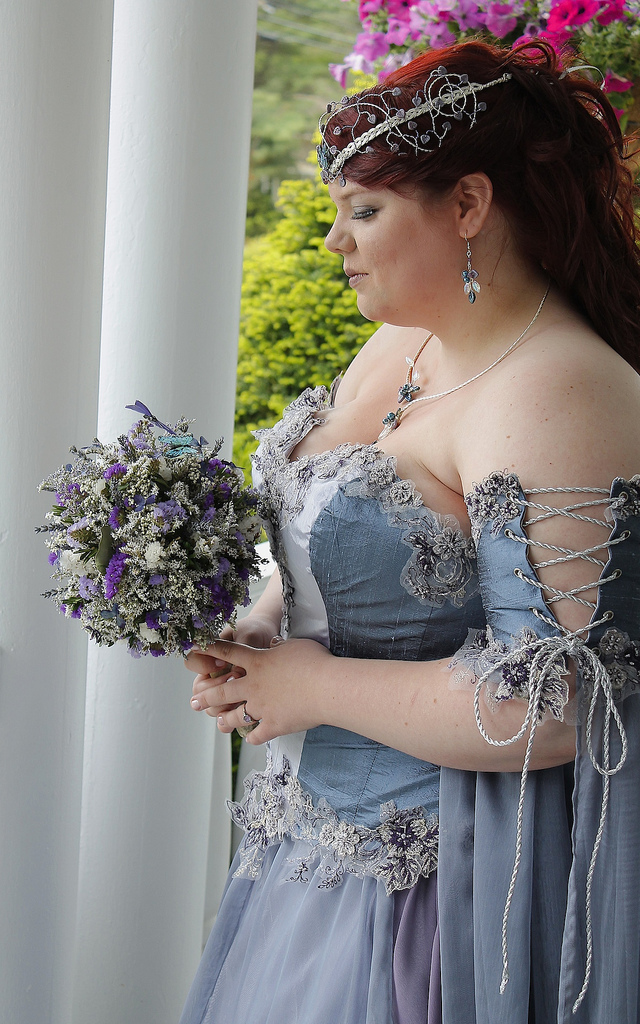 Elizabeth & James’ woodland Victorian fantasy wedding