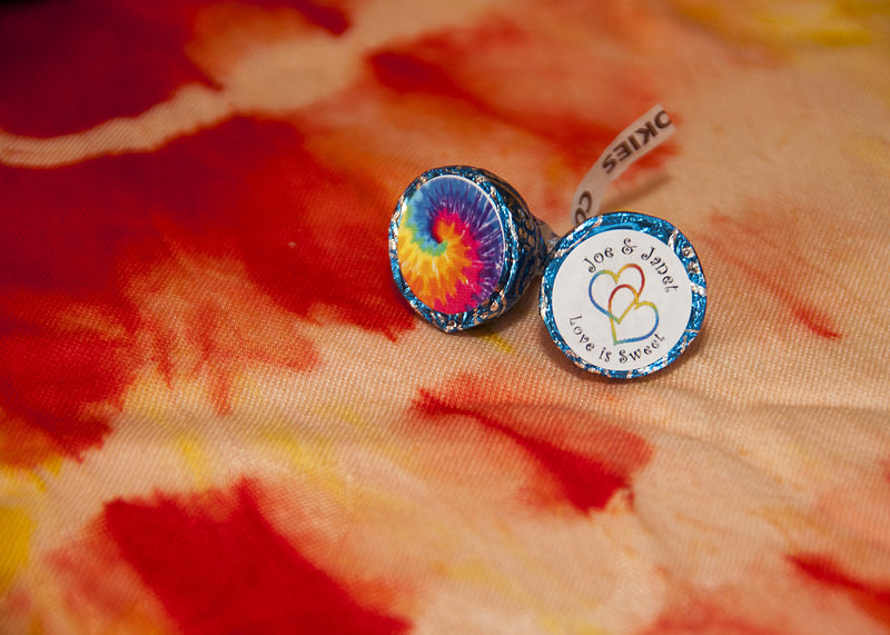 Janet & Joe’s colorful tie-dye and dancing wedding