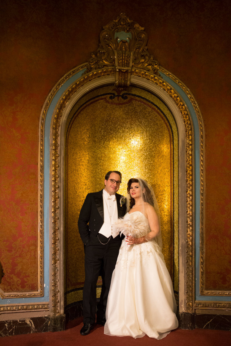 Colleen & Delsin’s Old Hollywood food truck wedding