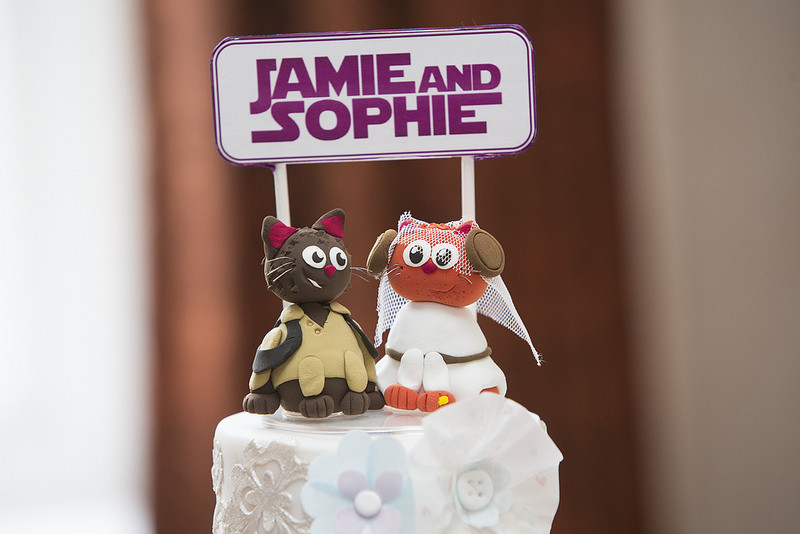 Sophie & James’ geeky pastel Welsh wedding