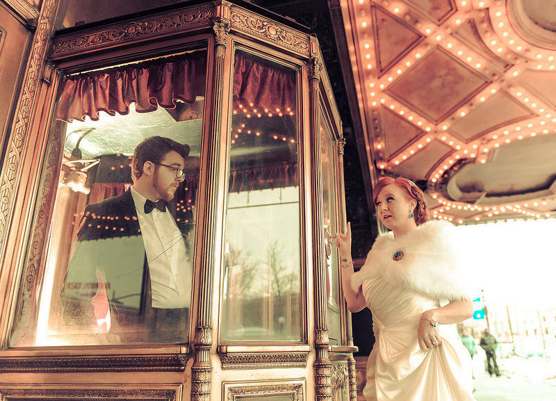 Lauren & Chuck’s Old Hollywood goofball wedding