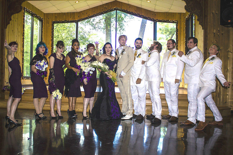 Kyran & Zach’s gothic “day and night”-themed wedding