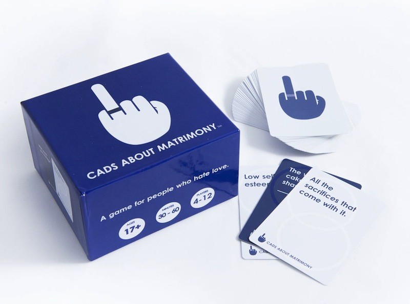 Cads About Matrimony is the ONLY wedding game you’ll want to play (sorry, toilet paper dresses)