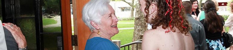 Mingle with reception guests in order of their age