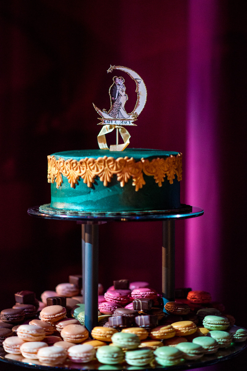 Stacy & Bart’s romantic theatre spectacular wedding