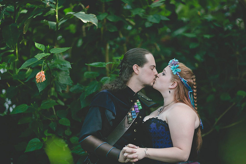 Zeva & Andrew’s nerdy costume love adventure wedding