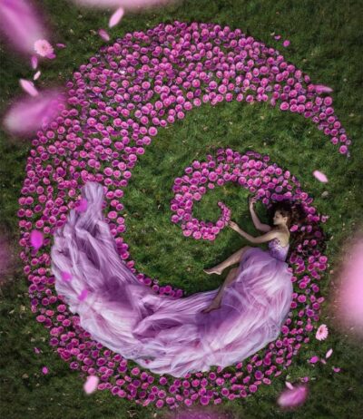 pink two piece custom couture dress by julia miren dresses - Panic at the dress shop: 4 secrets to wedding dress shopping when you have a panic disorder pink two piece custom couture dress by julia miren dresses