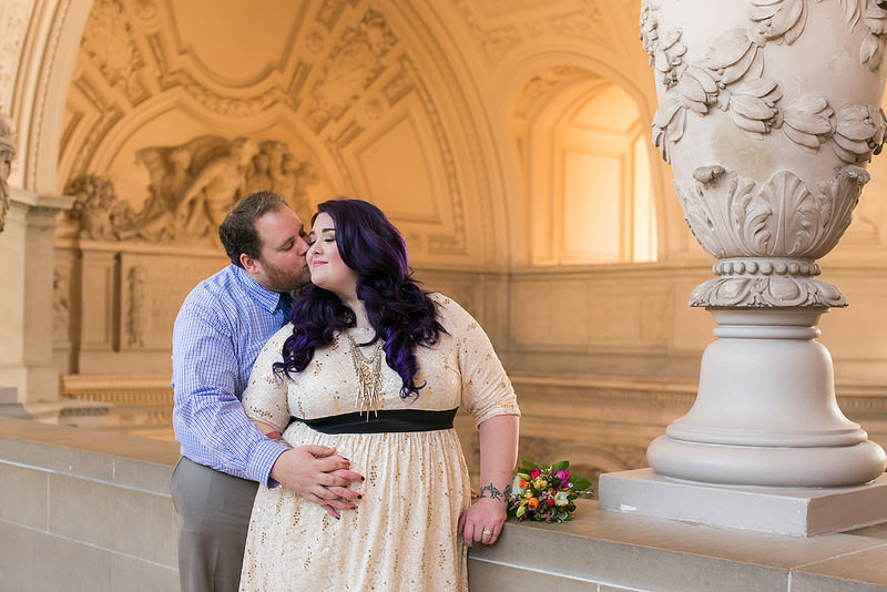 Alise & Adam’s intimate San Francisco surprise elopement
