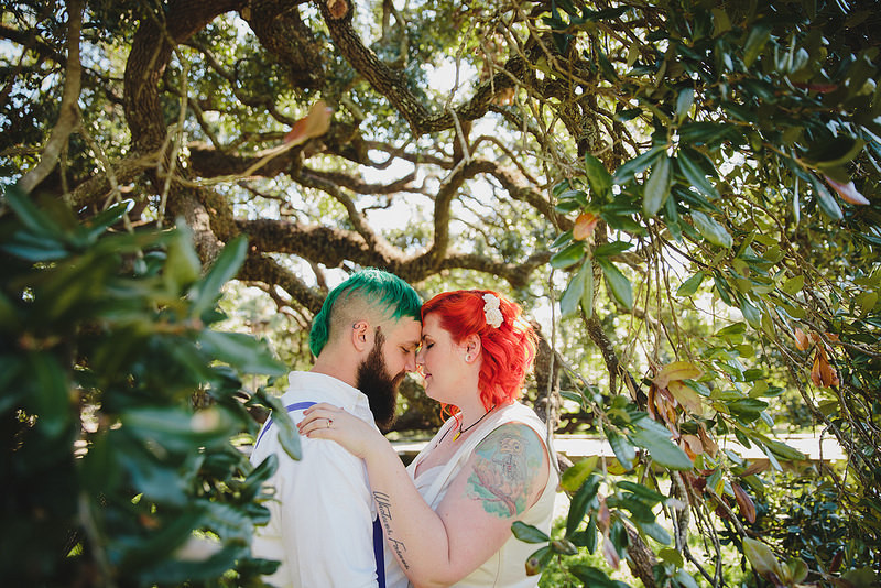 A private, sweet, and playful Jacksonville wedding