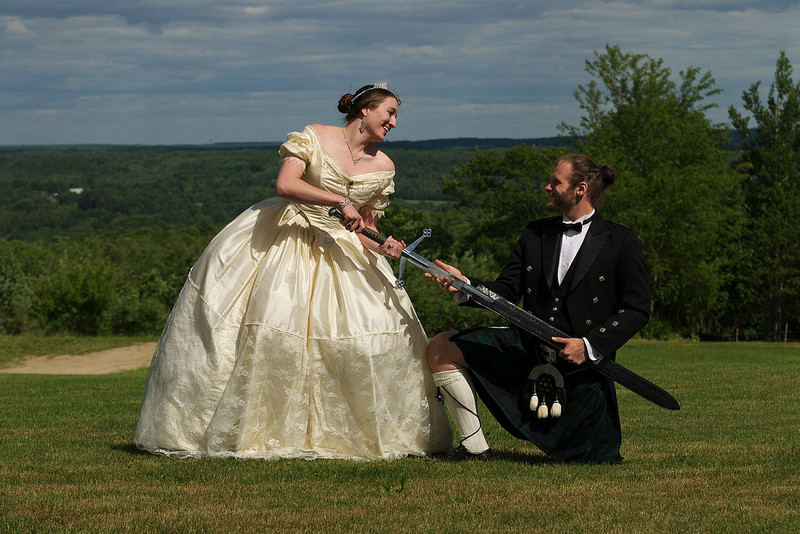 Bettina & Tavish’s solstice viking and Victorian pagan wedding