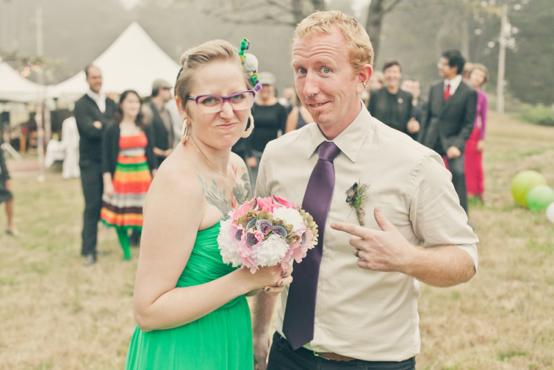 Bespecatacled brides wearing glasses at their weddings