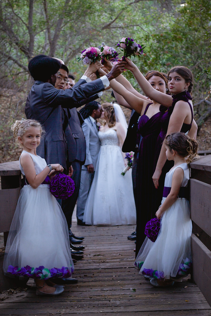 Karly & Edward’s fantasy-inspired forest wedding