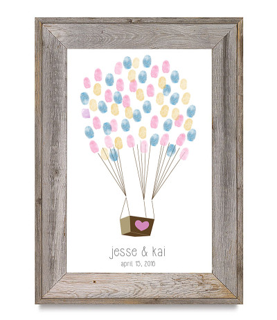 fingerprint balloon guest book1 - Downloadable fingerprint balloon guestbook Free fingerprint balloon guestbook