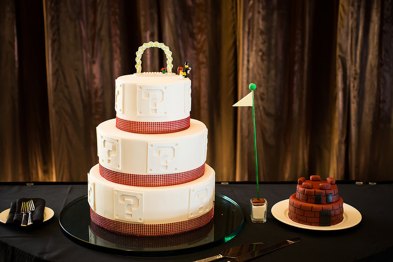 #TeamGingerlevelsup: Sarah & Geoff’s 8-bit video game wedding