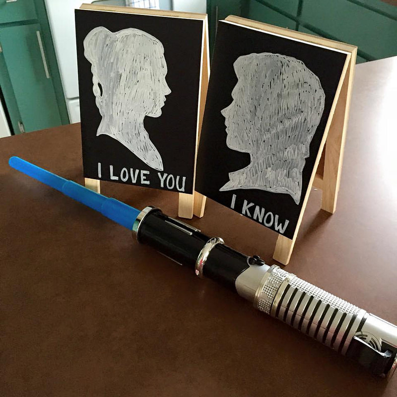Lightsabers, games, and hand-painted shoes at Kellylane & Joseph’s Star Wars wedding