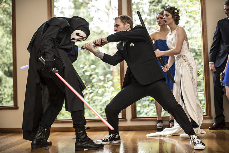 When Daleks and the Sith sabotaged a wedding: Lore & Martin’s theatrical wedding