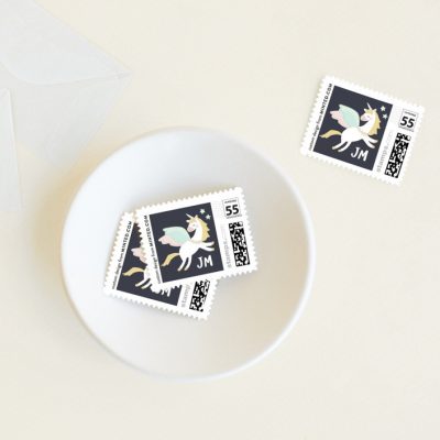 pegasus stamps - How many stamps to put on your wedding invitations? Learn from my mistake! pegasus stamps