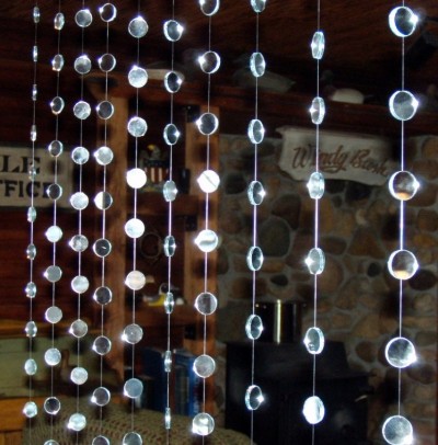 Mirror garland at a wedding as seen on @offbeatbride #ceremony #wedding #decor