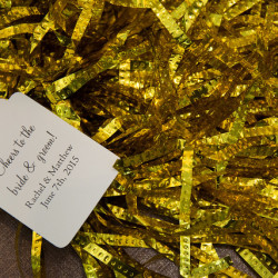 DIY streamers on @offbeatbride