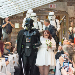Star Wars wedding @offbeatbride