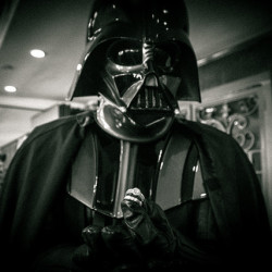 Darth Vader at the wedding on @offbeatbride