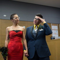 End of the ceremony on @offbeatbride