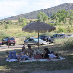 Reception picnic on @offbeatbride