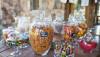 Candy buffet ideas to save money from @offbeatbride