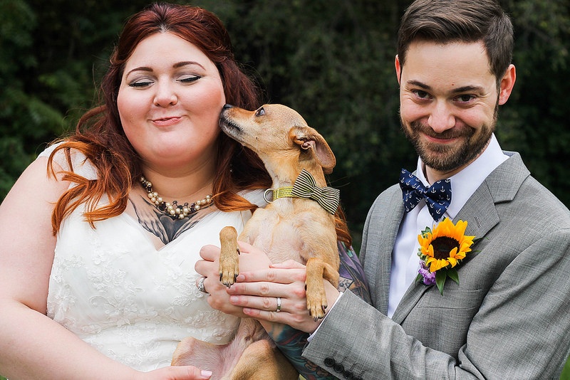 Jessica & Tyler’s bow-tied puppy, board games, and Magic the Gathering wedding