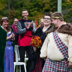 21469039064 547690ccc3 z - This Canadian Medieval feast wedding will slay you with its epic battle to the death Medieval wedding as seen on @offbeatbride