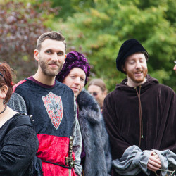 22065691096 2dfd754650 z - This Canadian Medieval feast wedding will slay you with its epic battle to the death Medieval wedding as seen on @offbeatbride