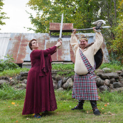 22065708906 101edff8ac z - This Canadian Medieval feast wedding will slay you with its epic battle to the death Medieval wedding as seen on @offbeatbride