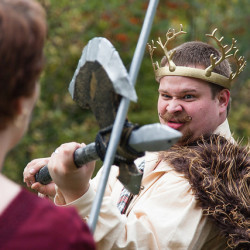 22101912081 3999408db9 z - This Canadian Medieval feast wedding will slay you with its epic battle to the death Medieval wedding as seen on @offbeatbride