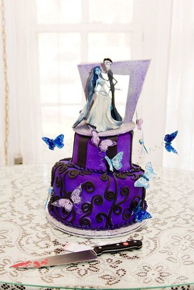 6401106391 d16b0a028a o - Nightmares, corpse brides, and shrunken heads: Let's pay homage to Tim Burton weddings Tim Burton weddings: Halloween wedding ideas galore as seen on @offbeatbride