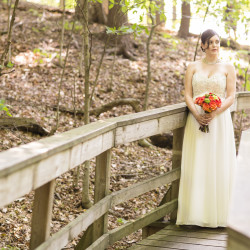 Battlestar Galactica meets forest wedding as seen on @offbeatbride