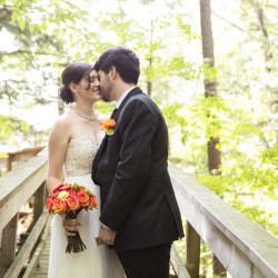 Battlestar Galactica meets forest wedding as seen on @offbeatbride