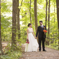 Battlestar Galactica meets forest wedding as seen on @offbeatbride