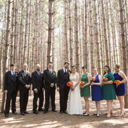 Battlestar Galactica meets forest wedding as seen on @offbeatbride