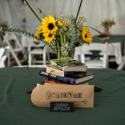 JessicaAndrew 18 - Costumes, elves, and the one ring: An epic fantasy and sci-fi literary adventure wedding Colorado fantasy wedding as seen on @offbeatbride