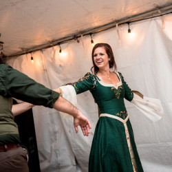 JessicaAndrew 220 - Costumes, elves, and the one ring: An epic fantasy and sci-fi literary adventure wedding Colorado fantasy wedding as seen on @offbeatbride