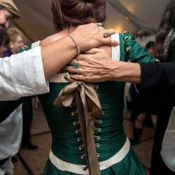 JessicaAndrew 241 - Costumes, elves, and the one ring: An epic fantasy and sci-fi literary adventure wedding Colorado fantasy wedding as seen on @offbeatbride