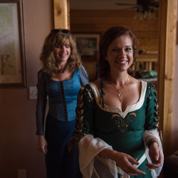JessicaAndrew 44 - Costumes, elves, and the one ring: An epic fantasy and sci-fi literary adventure wedding Colorado fantasy wedding as seen on @offbeatbride