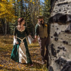 JessicaAndrew 50 - Costumes, elves, and the one ring: An epic fantasy and sci-fi literary adventure wedding Colorado fantasy wedding as seen on @offbeatbride