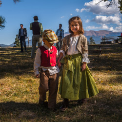 JessicaAndrew 54 - Costumes, elves, and the one ring: An epic fantasy and sci-fi literary adventure wedding Colorado fantasy wedding as seen on @offbeatbride